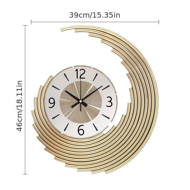 Bertram 3D Metal Wall Clock – view 3