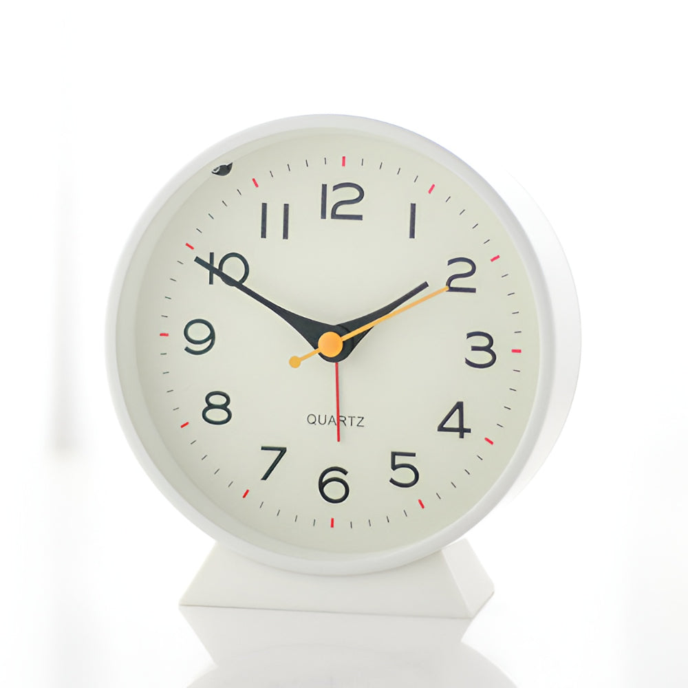 Hermione Silent Alarm Clock – White