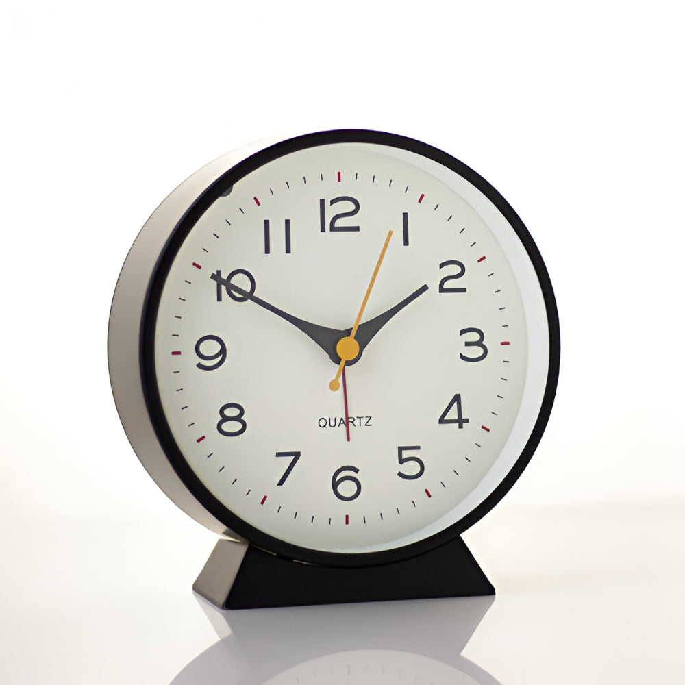 Hermione Silent Alarm Clock – Black