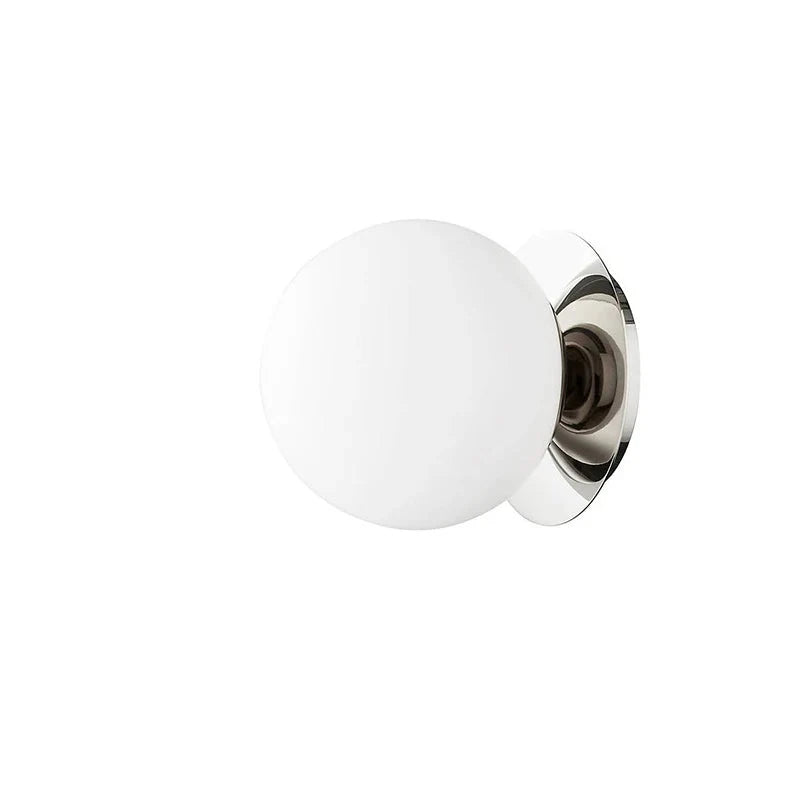 Tilda Opal Globe Wall Light – Silver