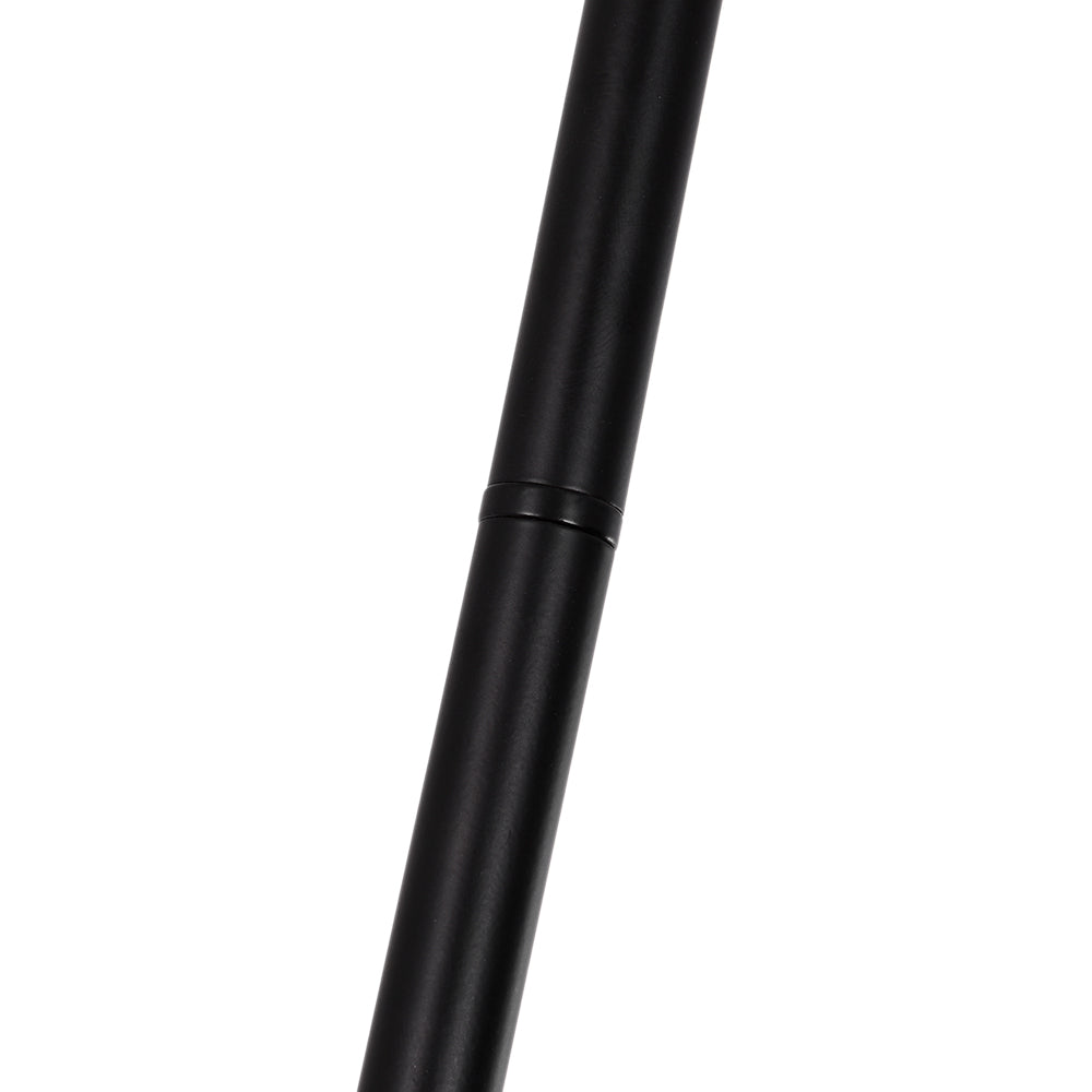 Horatio square cage pendant light – black downrod close-up
