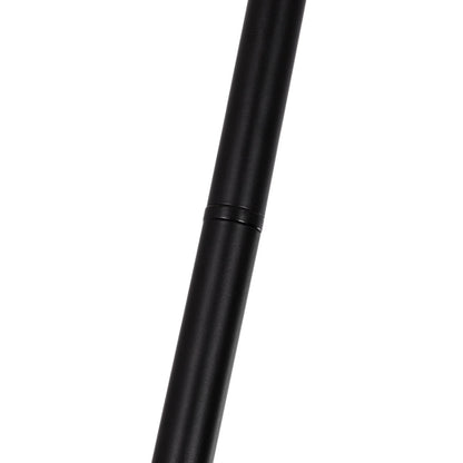 Horatio square cage pendant light – black downrod close-up