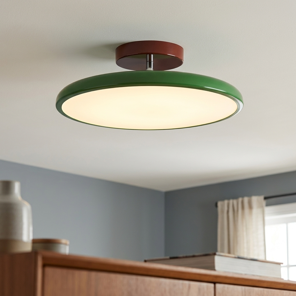 Matteo Swivel Ceiling Lamp - green