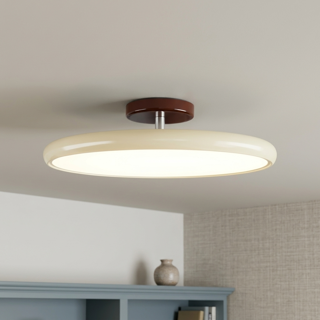 Matteo Swivel Ceiling Lamp - beige close-up