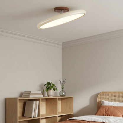 Matteo Swivel Ceiling Lamp - tilted angle, bedroom