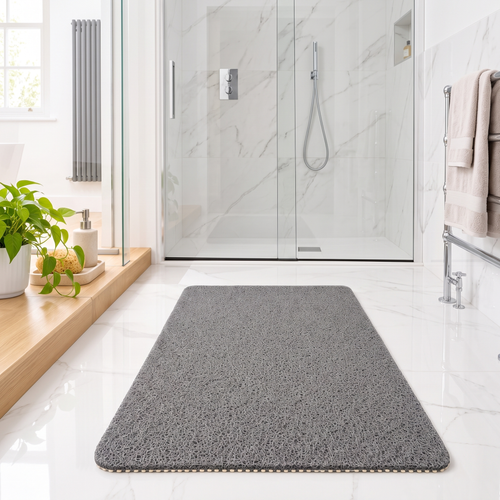 Vesper non-slip bath mat – in front of a shower