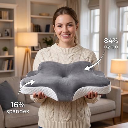 Linnea Raised Contour Pillow for Bedrooms with Memory Foam