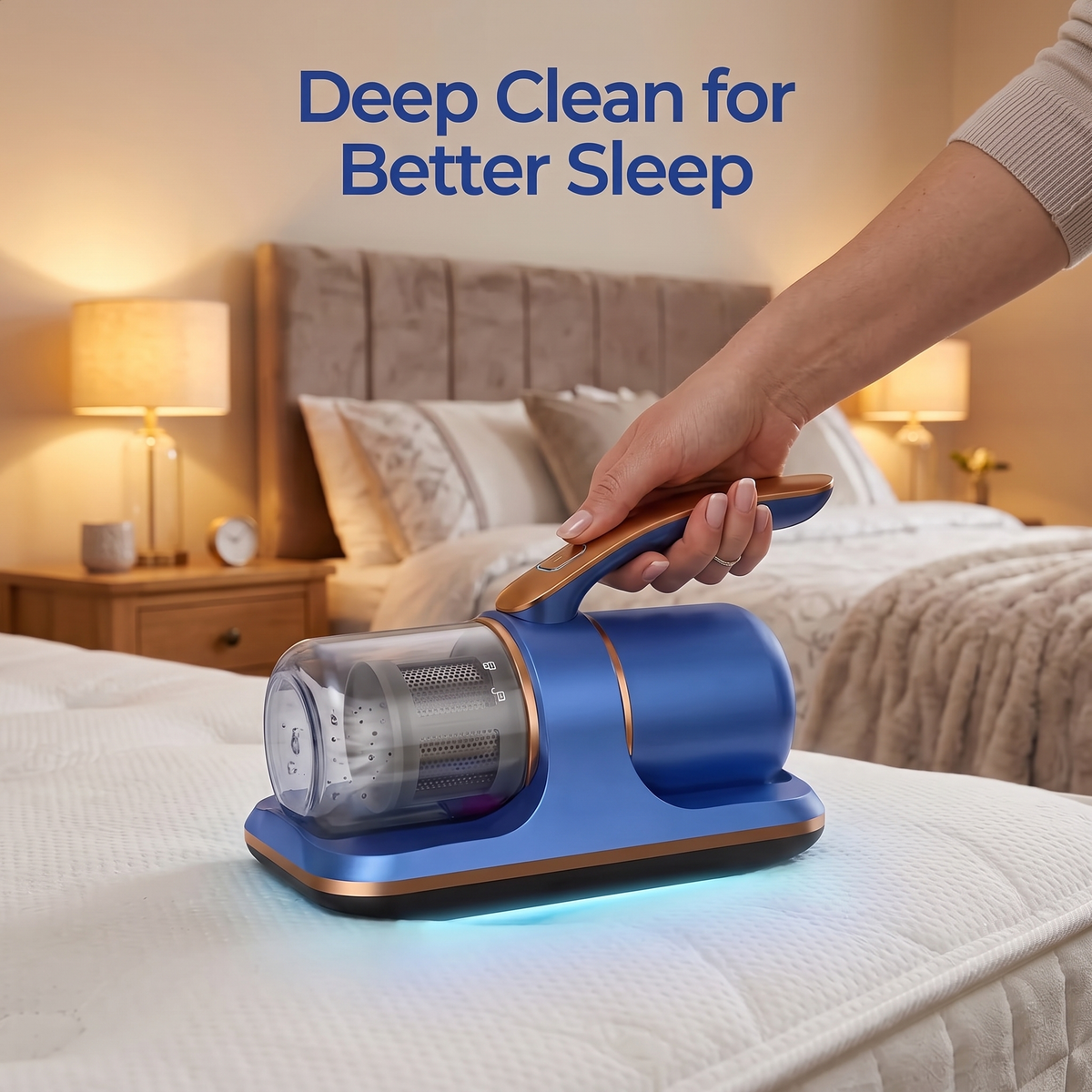 Maeve Handheld Mattress Vacuum for Beds with UV Lamp