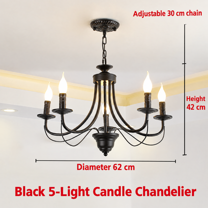 Ramona 5-light – 62 cm diameter, 42 cm high