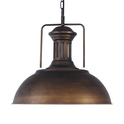 Tobias bronze dome pendant – dome on white
