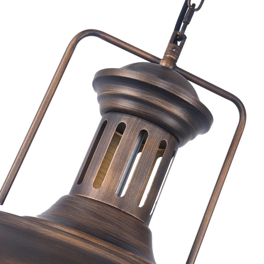 Tobias bronze dome pendant – neck and bail frame close-up