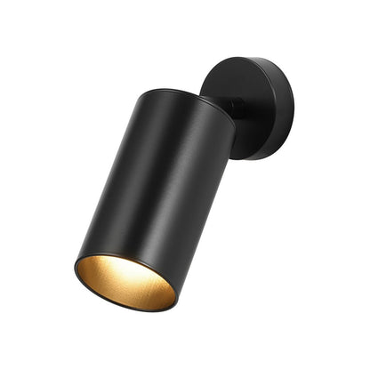Remy adjustable spot ceiling light – in black, angled