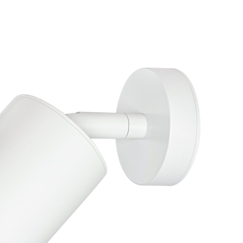Remy adjustable spot ceiling light – in white, close-up