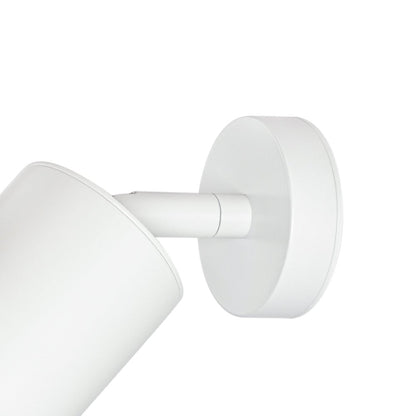 Remy adjustable spot ceiling light – in white, close-up
