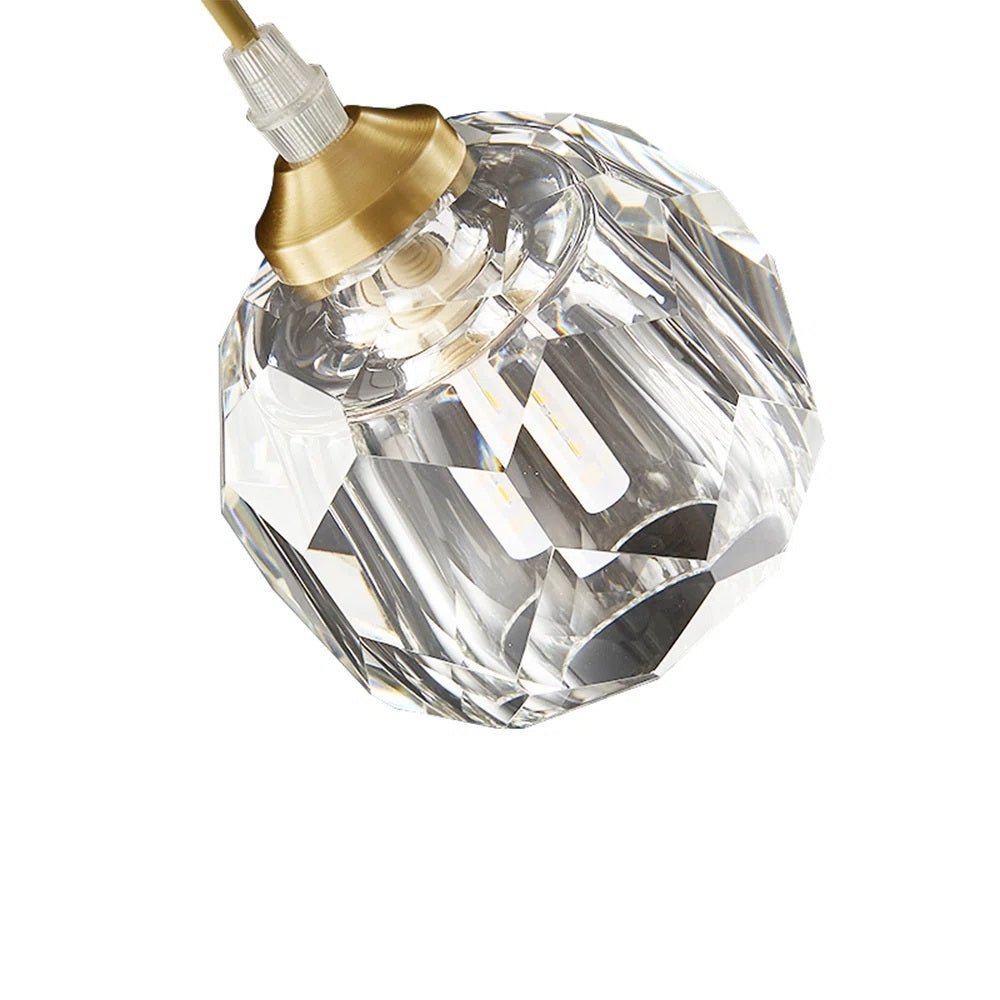 Ines crystal pendant – crystal shade close-up
