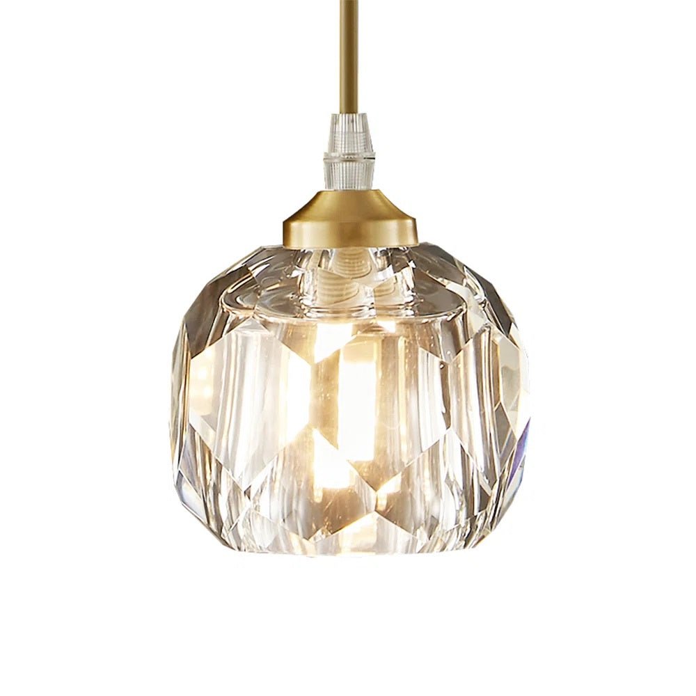 Ines crystal pendant – on white