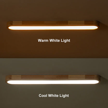 Viviane oval LED ceiling light – warm white and cool white comparison